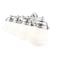 Z-Lite Vaughn Vanity, 4-Light, 7.75 In.W x 31.5 In.L x 9.5 In.H, Chrome /Matte Opal 735-4V-CH - alternate 2